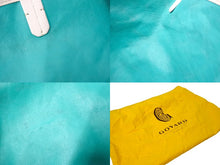 画像をギャラリービューアに読み込む, GOYARD ゴヤール サンルイ クレールヴォア GM トートバッグ 2022年限定 ホワイト グリーン ヘリンボーン柄 美品 中古 66489