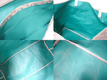 画像をギャラリービューアに読み込む, GOYARD ゴヤール サンルイ クレールヴォア GM トートバッグ 2022年限定 ホワイト グリーン ヘリンボーン柄 美品 中古 66489