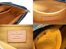 Load image into Gallery viewer, 極美品 LOUIS VUITTON ルイヴィトン トゥルースレイエ ポーチ M95335 モノグラム デニム ゴールド金具 小物入れ 中古 66495