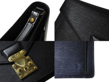 画像をギャラリービューアに読み込む, LOUIS VUITTON ルイヴィトン セリエ ドラゴンヌ M52612 セカンドバッグ エピ ブラック ゴールド金具 美品 中古 66496