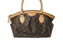 Load image into Gallery viewer, 極美品 LOUIS VUITTON ルイヴィトン ティヴォリPM ハンドバッグ M40143 モノグラム PVC レザー ブラウン ゴールド金具 中古 66499
