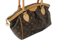 Load image into Gallery viewer, 極美品 LOUIS VUITTON ルイヴィトン ティヴォリPM ハンドバッグ M40143 モノグラム PVC レザー ブラウン ゴールド金具 中古 66499