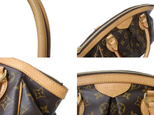 Load image into Gallery viewer, 極美品 LOUIS VUITTON ルイヴィトン ティヴォリPM ハンドバッグ M40143 モノグラム PVC レザー ブラウン ゴールド金具 中古 66499