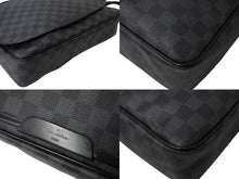 Load image into Gallery viewer, LOUIS VUITTON ルイヴィトン ダニエルMM ショルダーバッグ N58029 ダミエグラフィット ブラック シルバー金具 美品 中古 66509