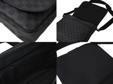 Load image into Gallery viewer, LOUIS VUITTON ルイヴィトン ダニエルMM ショルダーバッグ N58029 ダミエグラフィット ブラック シルバー金具 美品 中古 66509
