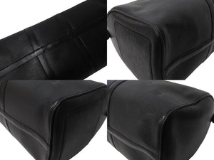 Louis Vuitton ルイヴィトン エピ キーポル45 ボストンバッグ 旅行カバン M59062 エピレザー ノワール ゴールド 美品 中古 66521
