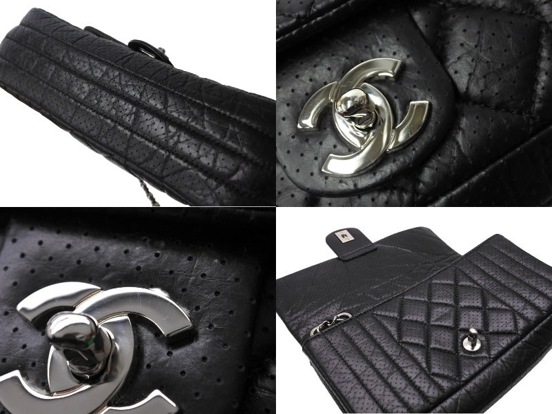 CHANEL シャネル マドモアゼル パンチング ショルダーバッグ