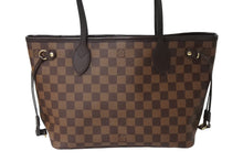 Load image into Gallery viewer, LOUIS VUITTON ルイ ヴィトン ネヴァーフルPM トートバッグ N51109 ダミエ エベヌ キャンバス ブラウン 美品 中古 66531