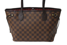 Load image into Gallery viewer, LOUIS VUITTON ルイ ヴィトン ネヴァーフルPM トートバッグ N51109 ダミエ エベヌ キャンバス ブラウン 美品 中古 66531