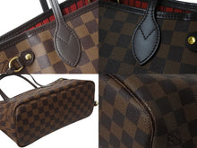 Load image into Gallery viewer, LOUIS VUITTON ルイ ヴィトン ネヴァーフルPM トートバッグ N51109 ダミエ エベヌ キャンバス ブラウン 美品 中古 66531