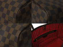 Load image into Gallery viewer, LOUIS VUITTON ルイ ヴィトン ネヴァーフルPM トートバッグ N51109 ダミエ エベヌ キャンバス ブラウン 美品 中古 66531