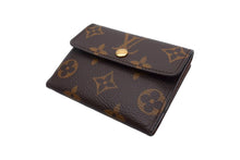 Load image into Gallery viewer, 新品同様 LOUIS VUITTON ルイヴィトン ラドロー コインケース カードケース付 廃番 ブラウン モノグラム M61927 ゴールド金具 中古 66536