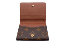 Load image into Gallery viewer, 新品同様 LOUIS VUITTON ルイヴィトン ラドロー コインケース カードケース付 廃番 ブラウン モノグラム M61927 ゴールド金具 中古 66536
