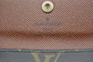 新品同様 LOUIS VUITTON ルイヴィトン ラドロー コインケース カードケース付 廃番 ブラウン モノグラム M61927 ゴールド金具 中古 66536