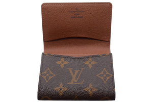 極美品 LOUIS VUITTON ルイヴィトン アンヴェロップ・カルト ドゥ ヴィジット カードケース M63801 モノグラム 中古 66539