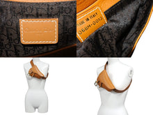 画像をギャラリービューアに読み込む, ChristianDior クリスチャンディオール サドル ウエストバッグ ベルトポーチ 06BM-0013 カーフスキン ブラウン 美品 中古 66542