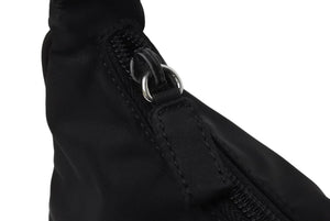 PRADA プラダ ホーボー ハンドバッグ ワンショルダーバッグ MV515 トライアングルロゴ ナイロン ブラック 美品 中古 66547 
