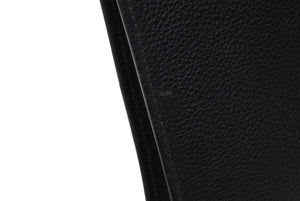 PRADA プラダ クラッチバッグ 2VN014 トライアングルプレート レザー シルバー金具 ブラック 美品 中古 66551