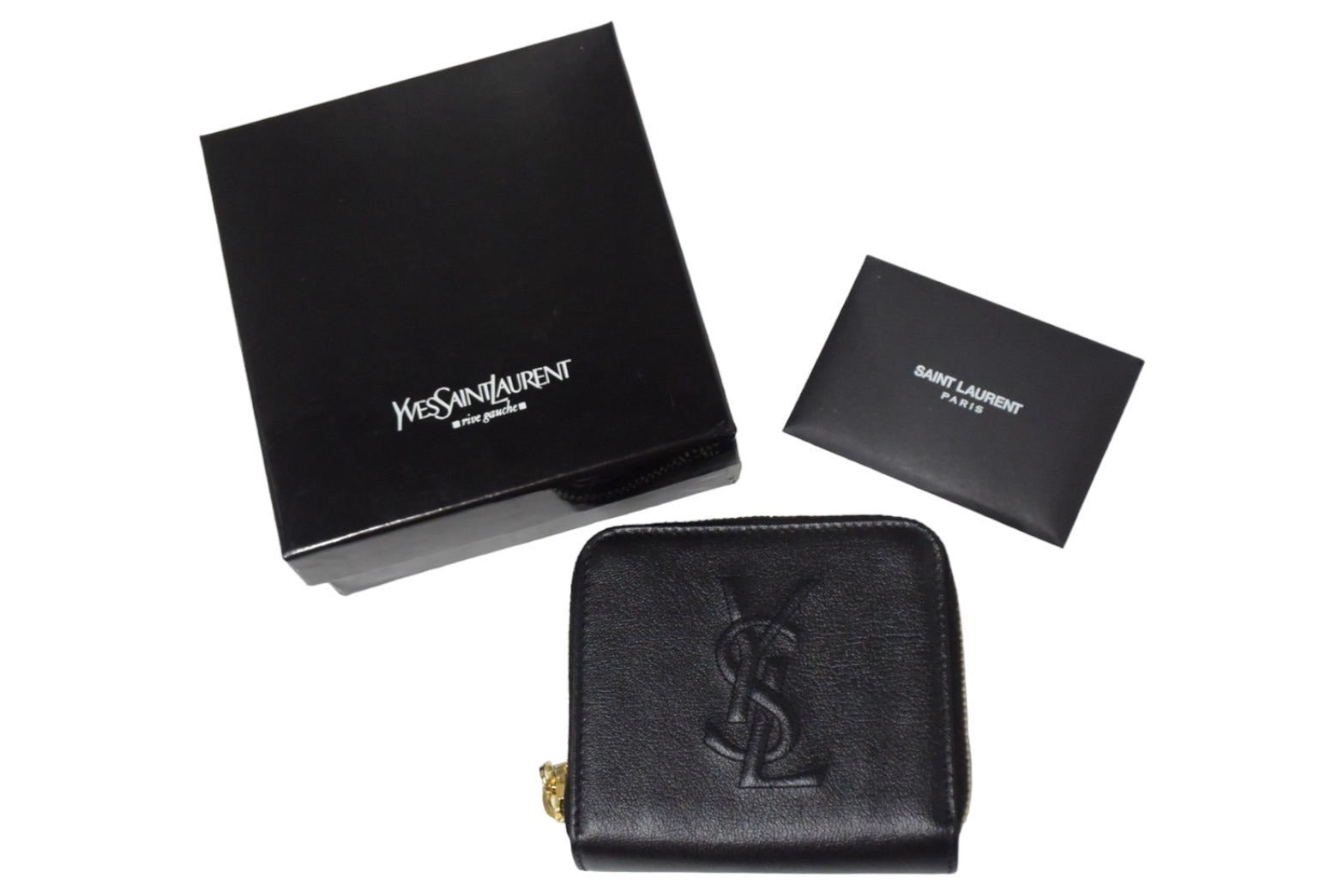 YVES SAINT LAURENT イヴサンローラン ラウンドファスナー