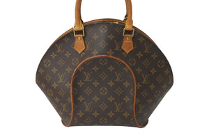 LOUIS VUITTON ルイヴィトン エリプスMM ハンドバッグ 廃盤 M51126 モノグラム ゴールド金具 ブラウン 良品 中古 66557