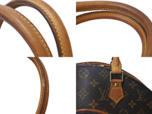 Load image into Gallery viewer, LOUIS VUITTON ルイヴィトン エリプスMM ハンドバッグ 廃盤 M51126 モノグラム ゴールド金具 ブラウン 良品 中古 66557