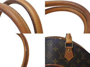 LOUIS VUITTON ルイヴィトン エリプスMM ハンドバッグ 廃盤 M51126 モノグラム ゴールド金具 ブラウン 良品 中古 66557