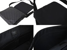 Load image into Gallery viewer, 極美品 LOUIS VUITTON ルイヴィトン ディストリクトMM ショルダーバッグ N41272 ダミエ グラフィット キャンバス シルバー金具 中古 66558