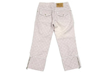Load image into Gallery viewer, LOUIS VUITTON ルイヴィトン モノグラム クロップド デニムパンツ ピンク コットン ポリエステル RW071W WKPA03CF7 サイズ34 美品 中古 66560
