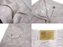 Load image into Gallery viewer, LOUIS VUITTON ルイヴィトン モノグラム クロップド デニムパンツ ピンク コットン ポリエステル RW071W WKPA03CF7 サイズ34 美品 中古 66560