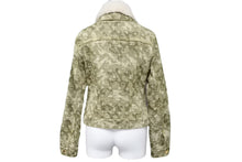 Load image into Gallery viewer, LOUIS VUITTON ルイヴィトン 村上隆 カモフラ モノグラム デニムジャケット サイズ38 2008aw RW082W コットン カーキ 美品 中古 66562