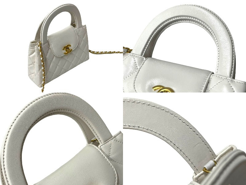 極美品 CHANEL シャネル マトラッセ ミニショッピングバッグ