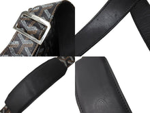 画像をギャラリービューアに読み込む, GOYARD ゴヤール グランブルーMM メッセンジャー ショルダーバッグ ペイント ブラック グリーン ピンク 美品 中古 66569