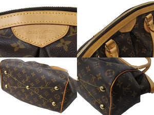 LOUIS VUITTON ルイヴィトン ティボリPM モノグラム ハンドバッグ M40143 MB0163 ブラウン ベージュ 美品 中古 66570