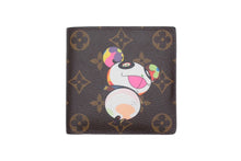Load image into Gallery viewer, LOUIS VUITTON ルイ ヴィトン × 村上隆 コラボ 二つ折り財布 M61666 ポルトフォイユマルコ モノグラムパンダ 美品 中古 66577