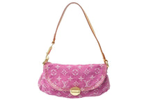 Load image into Gallery viewer, LOUIS VUITTON ルイヴィトン ミニプリーティ ショルダーバッグ M95216 フューシャ モノグラムデニムキャンバス 美品 中古 66579