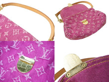 Load image into Gallery viewer, LOUIS VUITTON ルイヴィトン ミニプリーティ ショルダーバッグ M95216 フューシャ モノグラムデニムキャンバス 美品 中古 66579