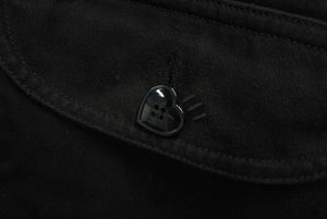 HUMAN MADE ヒューマンメイド ワークジャケット JAPAN製 コットン ブラック ホワイト オレンジ サイズXL 美品 中古 66585