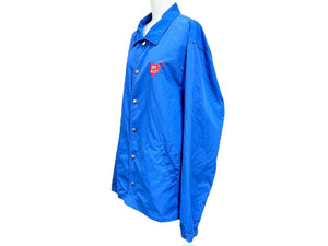 HUMAN MADE ヒューマンメイド ナイロンジャケット DRY ALLS CHINA製 ブルー レッド ホワイト サイズL 美品 中古 66588