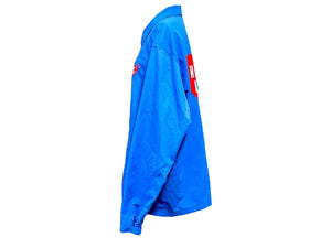 HUMAN MADE ヒューマンメイド ナイロンジャケット DRY ALLS CHINA製 ブルー レッド ホワイト サイズL 美品 中古 66588