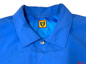 HUMAN MADE ヒューマンメイド ナイロンジャケット DRY ALLS CHINA製 ブルー レッド ホワイト サイズL 美品 中古 66588