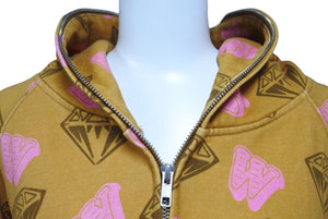 BILLIONAIRE BOYS CLUB × JP THE WAVY ビリオネアボーイズクラブ DIAMOND&DOLLAR パーカー サイズM BBCJP215SK007 美品 中古 66589