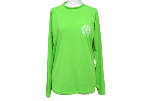 ChromeHearts クロムハーツ Hホースシュー ロングスリーブラッシュガード長袖Tシャツ ライムグリーン サイズM 美品 中古 66592