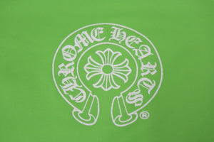ChromeHearts クロムハーツ Hホースシュー ロングスリーブラッシュガード長袖Tシャツ ライムグリーン サイズM 美品 中古 66592