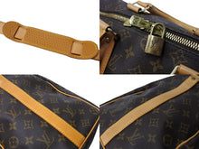 Load image into Gallery viewer, LouisVuitton ルイヴィトン キーポル バンドリエール45 ボストンバッグ ショルダーバッグ M41418 ブラウン ゴールド 美品 中古 66596