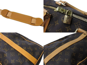 LouisVuitton ルイヴィトン キーポル バンドリエール45 ボストンバッグ ショルダーバッグ M41418 ブラウン ゴールド 美品 中古 66596