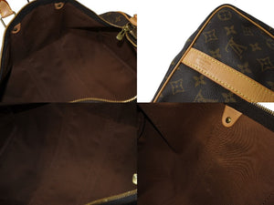 LouisVuitton ルイヴィトン キーポル バンドリエール45 ボストンバッグ ショルダーバッグ M41418 ブラウン ゴールド 美品 中古 66596