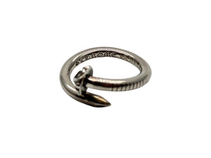 ChromeHearts クロムハーツ NAIL CRSBALL ネイルクロスボール リング 指輪 シルバー925 サイズ19号 美品 中古 66599