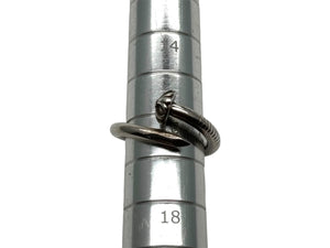 ChromeHearts クロムハーツ NAIL CRSBALL ネイルクロスボール リング 指輪 シルバー925 サイズ19号 美品 中古 66599