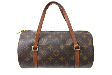 極美品 LOUIS VUITTON ルイヴィトン モノグラム パピヨン26 ハンドバッグ ブラウン ロゴ 手持ち 鞄 M51386 美品 中古 66610