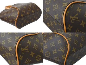 極美品 LOUIS VUITTON ルイヴィトン ハンドバッグ M51127 エリプスPM モノグラムキャンバス ブラウン ゴールド金具 中古 66611